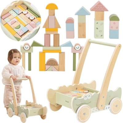 Viga Wooden Pusher Cart - Toy for Children