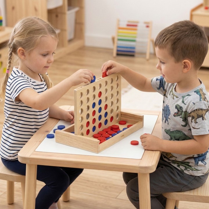VIGA 4 in a Row Puzzle Game - Fun for the whole family