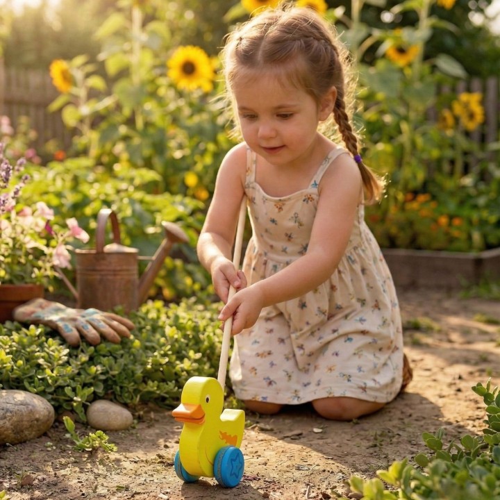 VIGA Wooden Duck Pusher – Joy in every game!