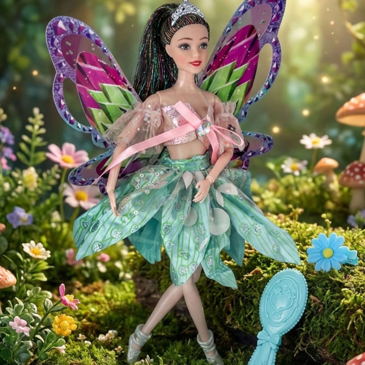 Emily Fairy Doll 29 cm with accessories, fairytale fun from WOOPIE ROYAL