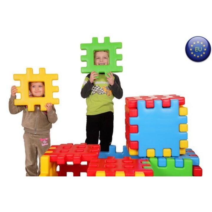 WOOPIE Educational Blocks Waffles Fence House