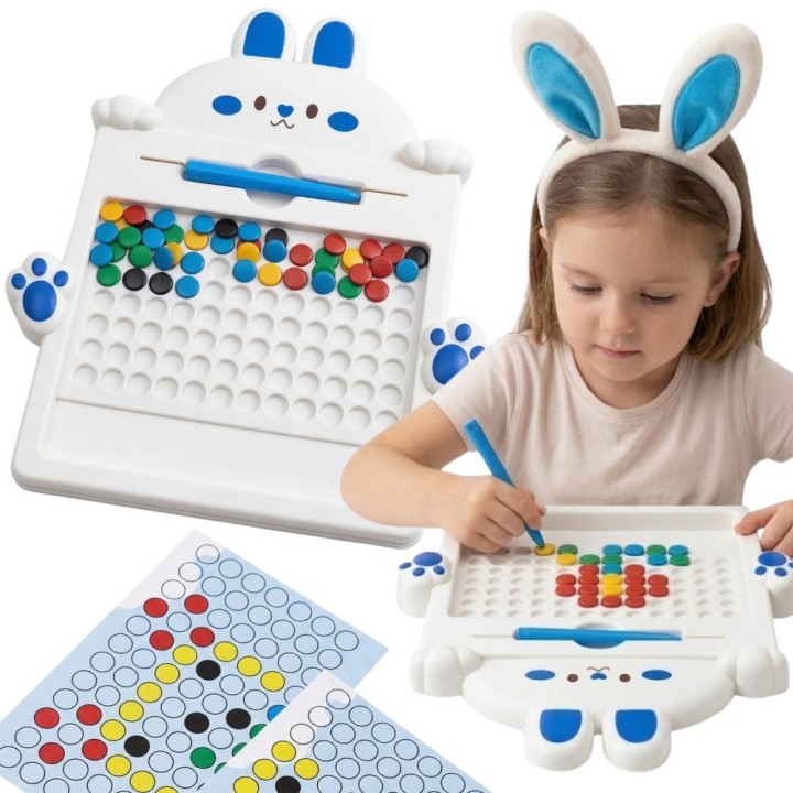 Magnetic Mosaic Board Rabbit WOOPIE - Educational Toy