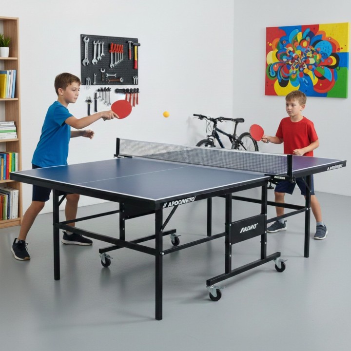 WOOPIE Paletki do Ping Pong + 3 Piłeczki - Zestaw Do Gry
