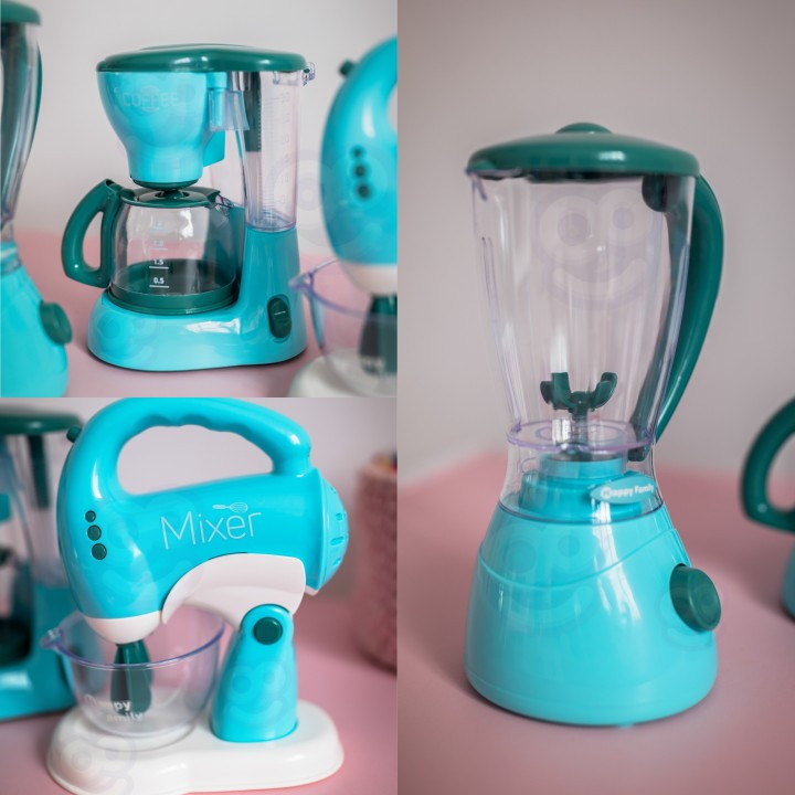 WOOPIE Zestaw AGD 3w1 dla Dzieci - Mikser, Blender, Robot Kuchenny