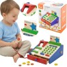 VIGA Wooden Cash Register with Montessori Scanner Accessories