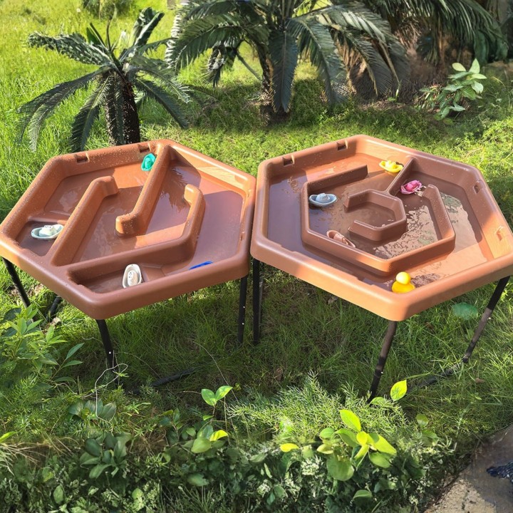 Masterkidz Hexagonal Water Table - Creative Outdoor Fun