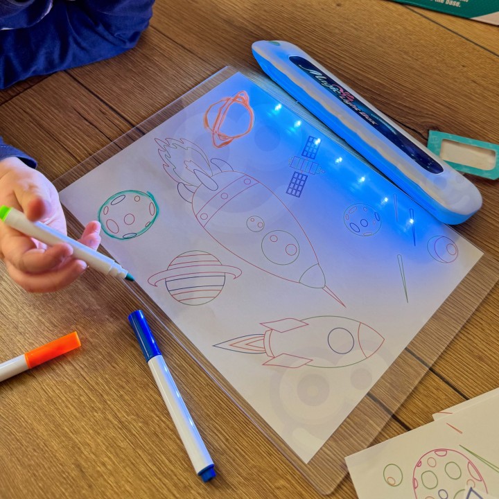 WOOPIE 3D Magic Board with LED Backlight - Drawing Toy
