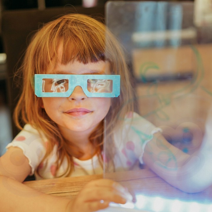 WOOPIE 3D Magic Board with LED Backlight - Drawing Toy