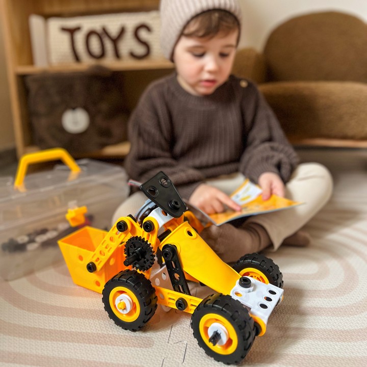 WOOPIE 8-in-1 Vehicles - STEAM Building Set for Kids