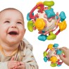 WOOPIE BABY Soft Rattle 4-in-1 Teether Sensory Toy for Babies 0m+