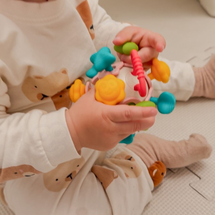 WOOPIE BABY 4-in-1 Rattle - Sensory Toy for Babies 0m+