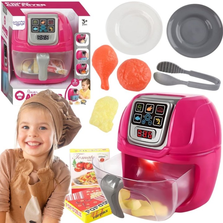 Power Air Fryer Woopie - Kolorowa Frytkownica Zabawkowa dla Dzieci