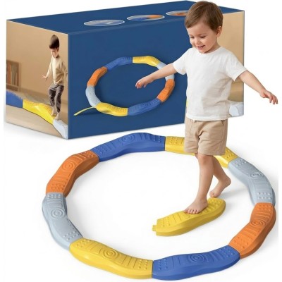 WOOPIE Modular Balance Beam Track Sensory Path Circle