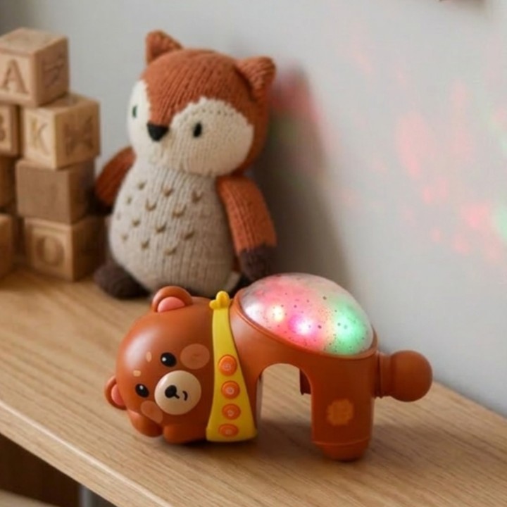 Woopie Star Projector Teddy Bear Sleeper for Babies – Perfect for Nighttime