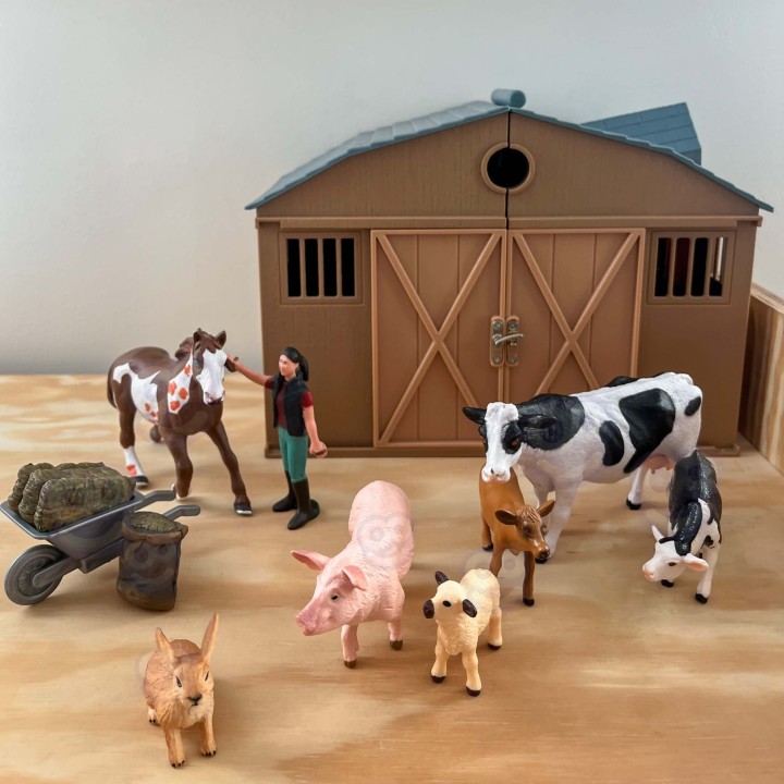 Farm Animal Figurines Set of 3+ WOOPIE - Realistic Models