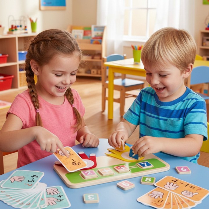 We count on our fingers. Educational Tooky Toy - Mathematics for Children