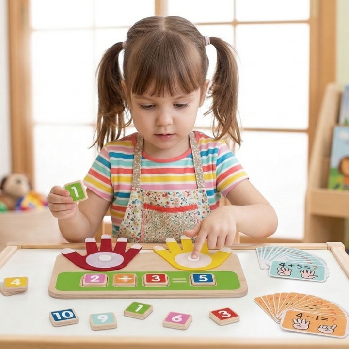 Liczymy na palcach Zabawka Edukacyjna Tooky Toy- Matematyka dla Dzieci