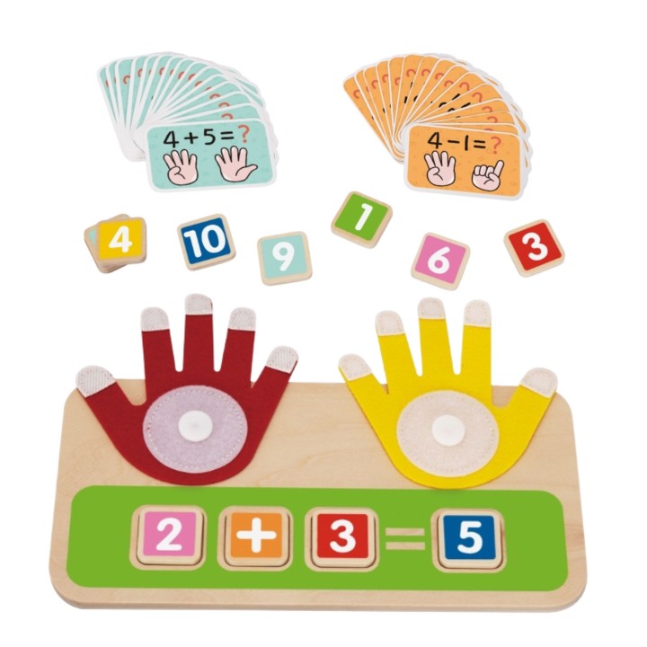 Liczymy na palcach Zabawka Edukacyjna Tooky Toy- Matematyka dla Dzieci