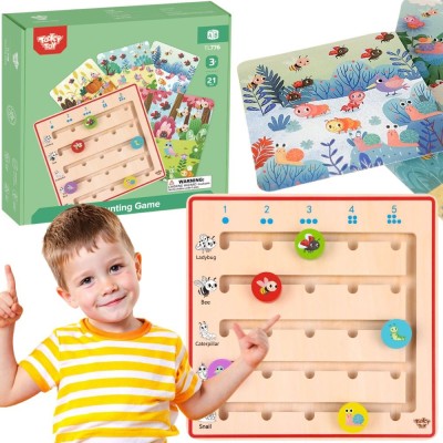 Wooden Learning to Count Animals Tooky Toy - Educational Toy