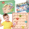 TOOKY TOY Wooden Learning to Count Animals Game