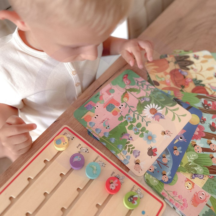 Wooden Learning to Count Animals Tooky Toy - Educational Toy