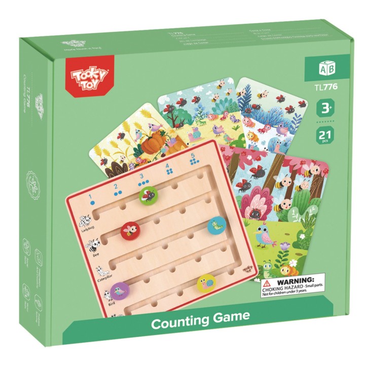 Wooden Learning to Count Animals Tooky Toy - Educational Toy