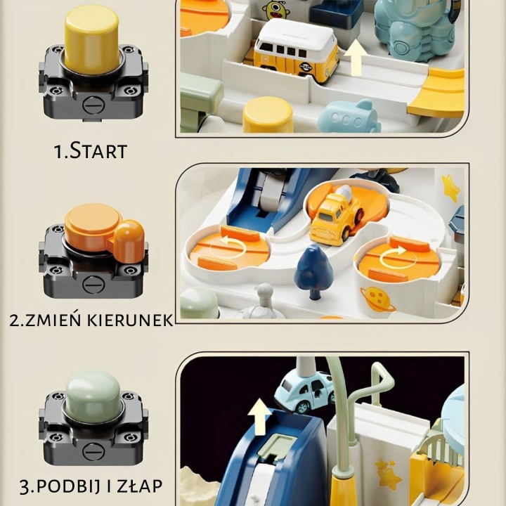 WOOPIE Interactive Car Track "Space Adventure"