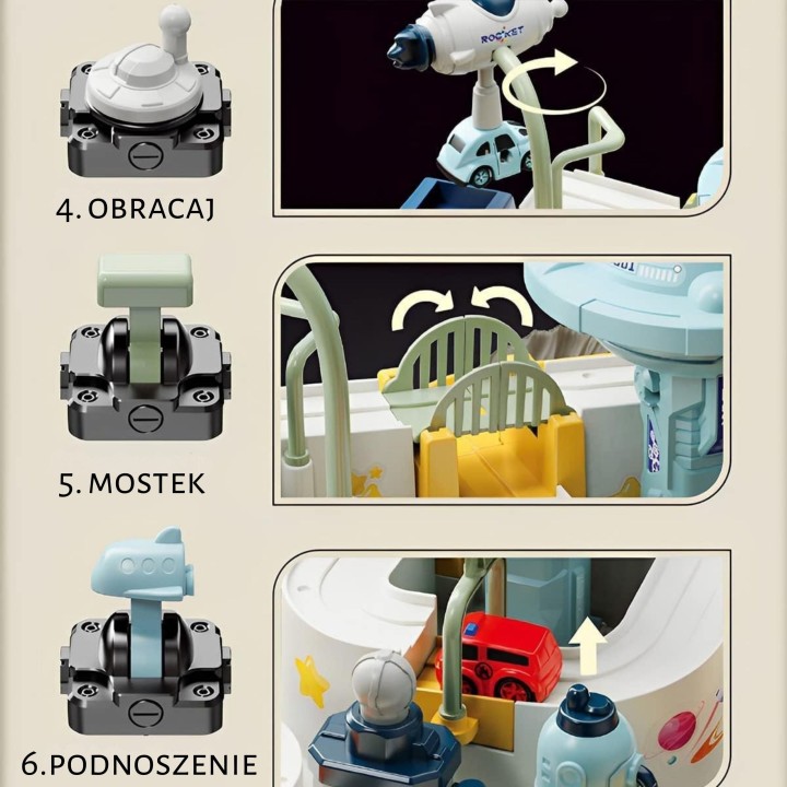 WOOPIE Interactive Car Track "Space Adventure"