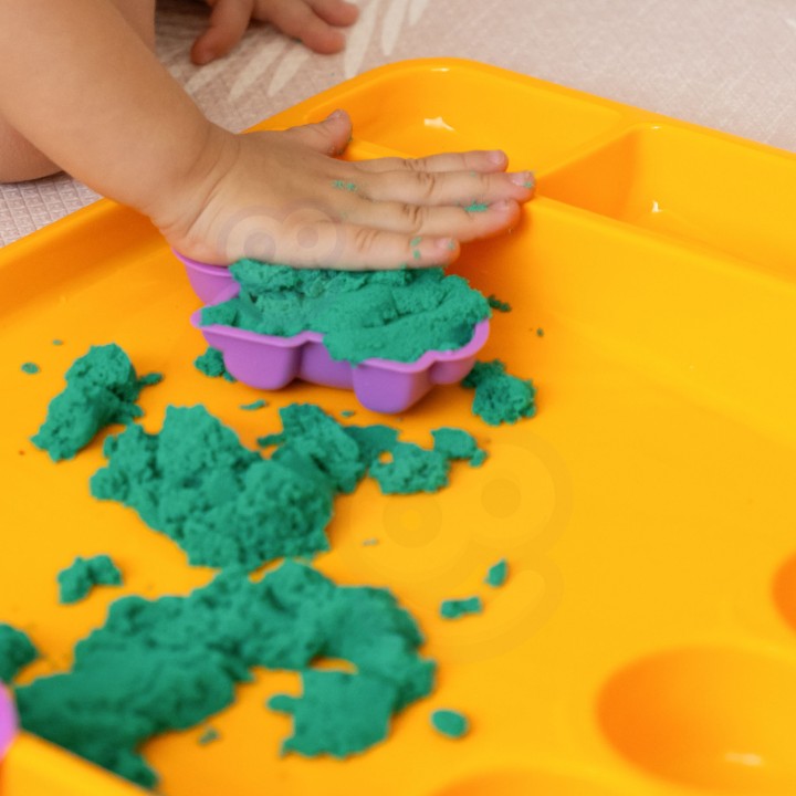 WOOPIE Kinetic Sand 1.2 kg XL ZOO Set with Molds