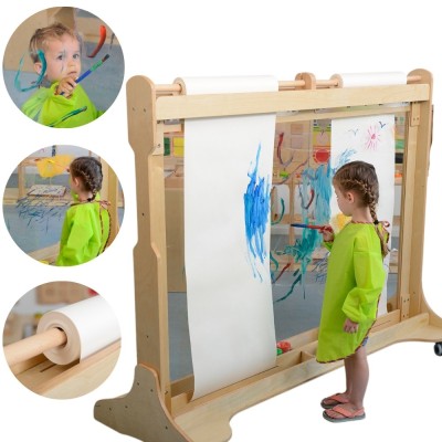 Okienko Do Malowania Masterkidz Ogromne 2 w 1 Uchwyt Na Papier
