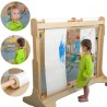 MASTERKIDZ Huge Wooden Window Painting Easel