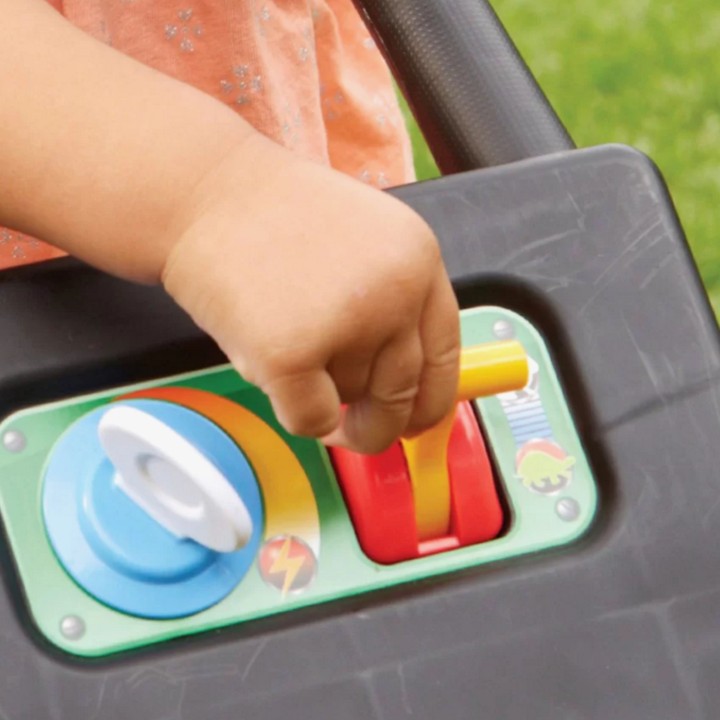 Little Tikes Kids Lawn Mower with Sound + Canister Garden Toy