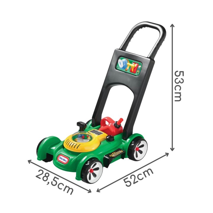 Little Tikes Kids Lawn Mower with Sound + Canister Garden Toy