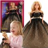 WOOPIE ROYAL Lily Doll 30cm Long Blonde Hair Black Ball Gown