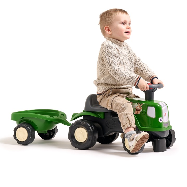 FALK Ride-on Birdy Farm Tractor with Trailer - Ecological 90%