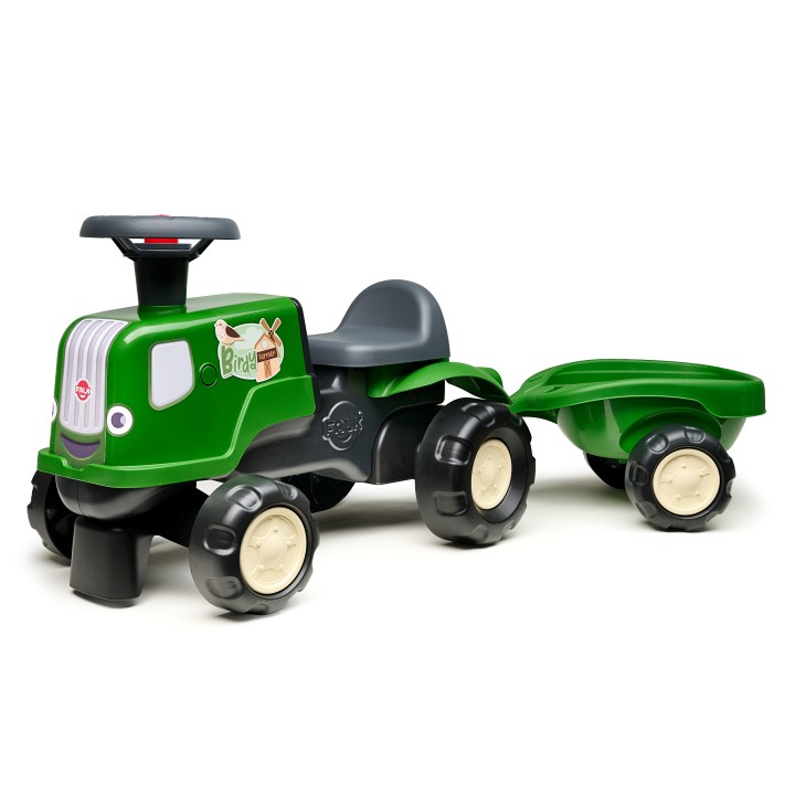 FALK Jeździk Traktor Birdy Farm z Przyczepą - Ekologiczny 90%