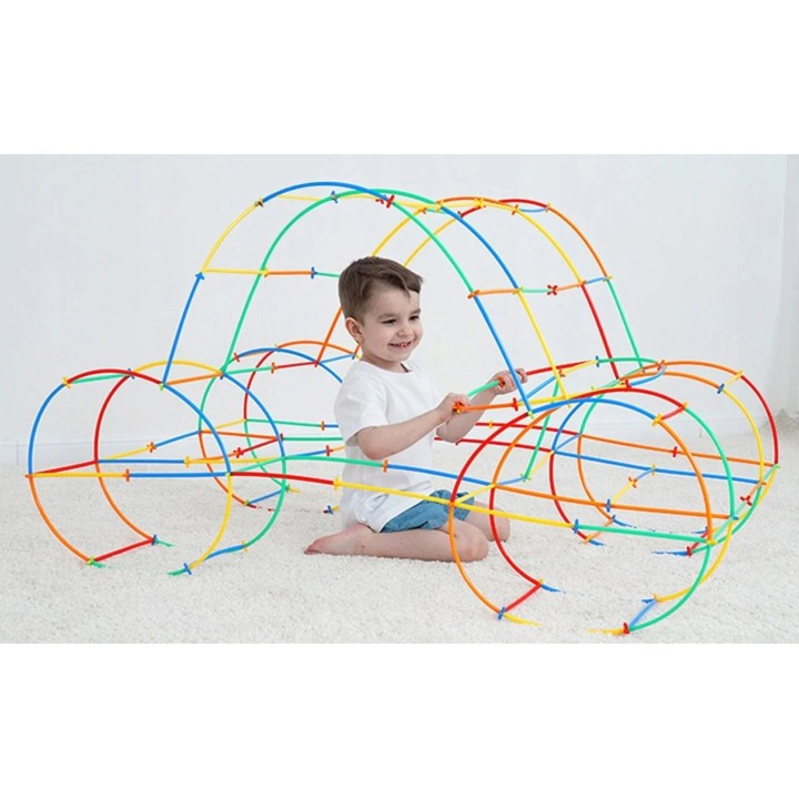 WOOPIE Building Blocks 400 pcs - Glowing Straws