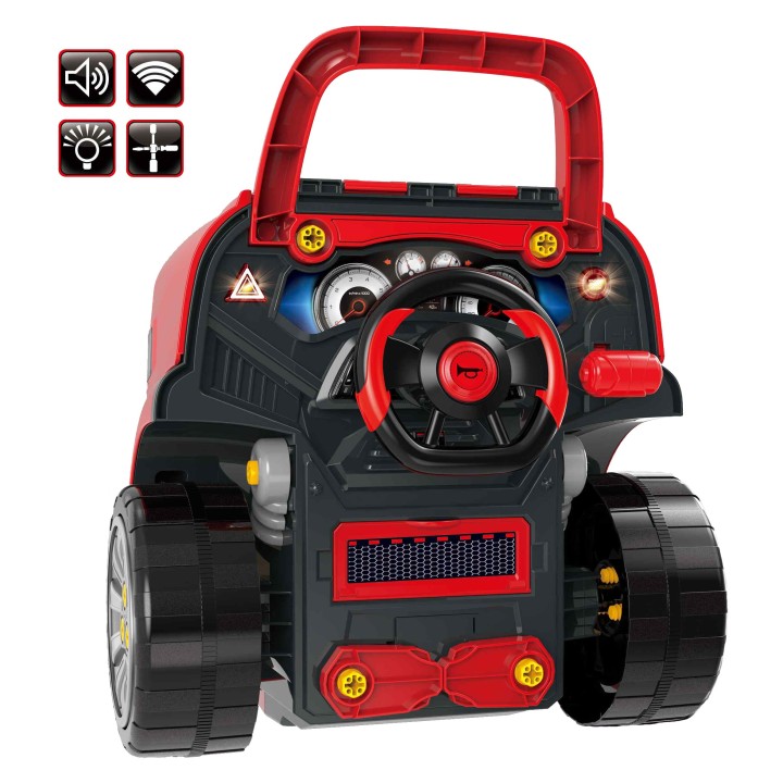 Little Mechanic Workshop Truck WOOPIE - 61-electro engine Remote control Sounds