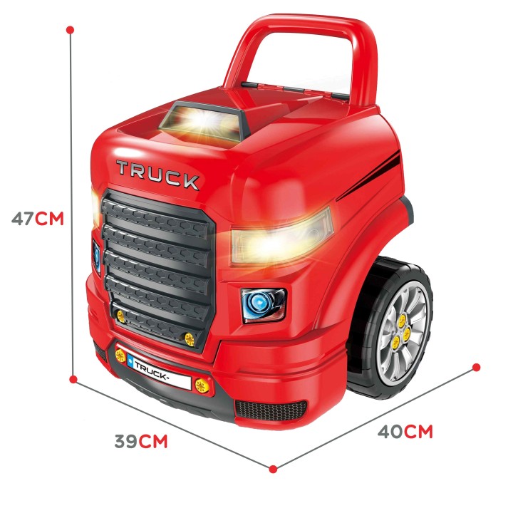 Little Mechanic Workshop Truck WOOPIE - 61-electro engine Remote control Sounds