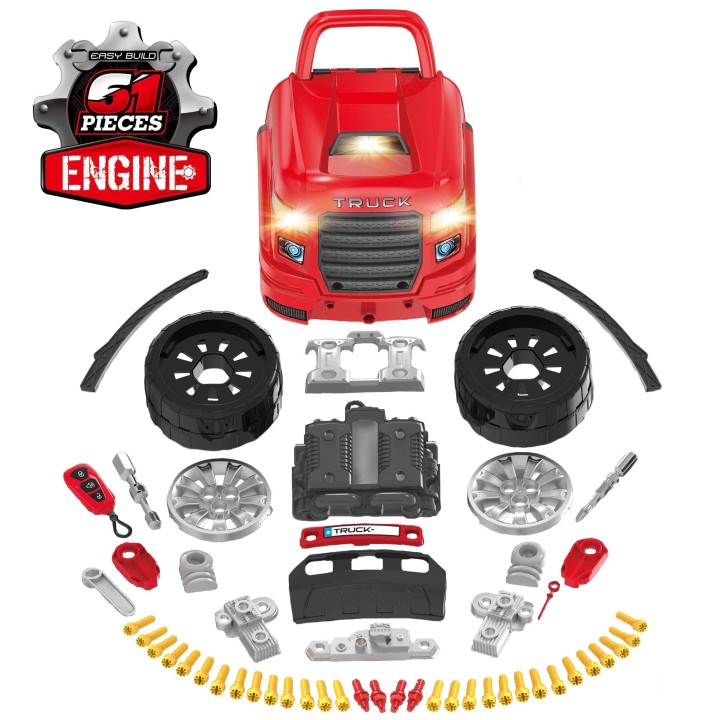 Little Mechanic Workshop Truck WOOPIE - 61-electro engine Remote control Sounds