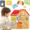VIGA Wooden Manipulative Board Discovery and Learning House