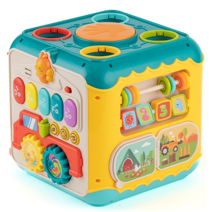 WOOPIE Baby Multifunctional 6-in-1 Montessori Activity Cube for Children