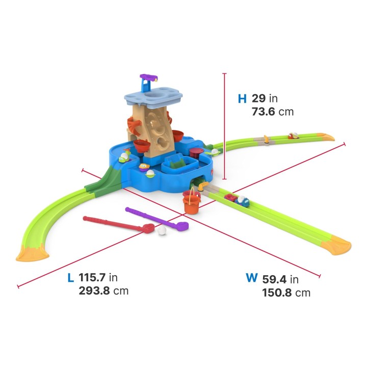Water Table with Mini Golf Track – Active 2-in-1 Fun from Step2