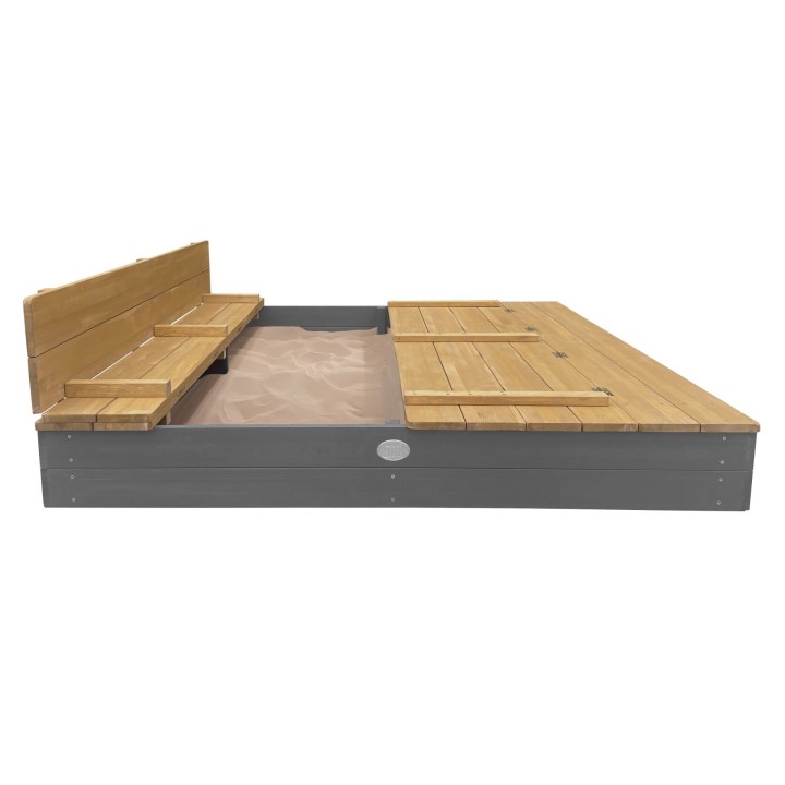 Large Garden Sandbox with Benches for Children - Creative Play with AXI