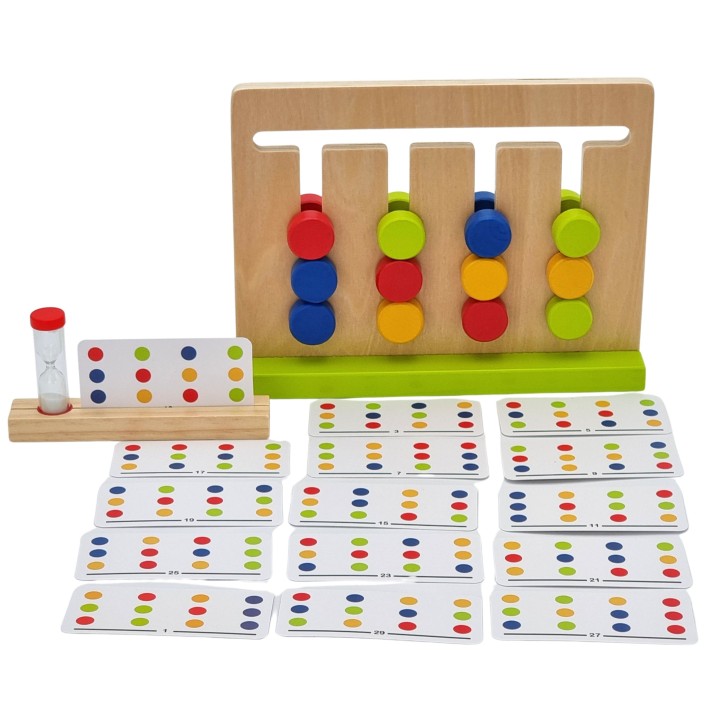 Wooden Logic Game Smart Kid Training Tooky Toy - Montessori 3+