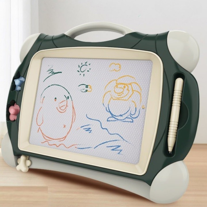 WOOPIE Magnetic Color Marker Board + 2 Stamps Green