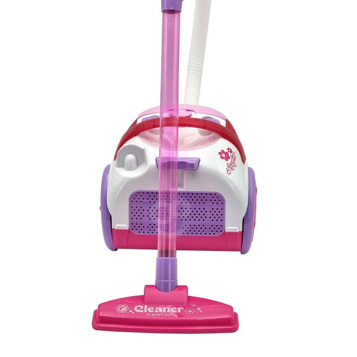 WOOPIE Pink Vacuum Cleaner for Kids with Suction Function