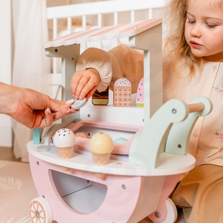 WOOPIE GREEN Ice Cream Shop XXL Ice Cream Cart - Pastel Shop