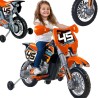 FEBER Orange 6V Battery-powered Cross Motorcycle for Children
