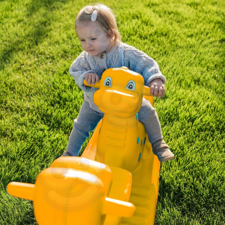 WOOPIE Dino Rocker Balance Swing Yellow for Children